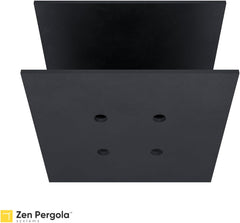 Pergola Rafter Brackets (2x4 Steel) for Adding Traditional Rafters to DIY Wood Pergolas (6-Pack)