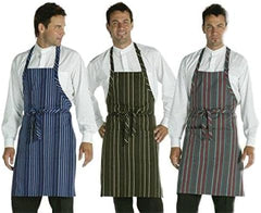 Averill's Sharper Uniforms Striped Bib Apron One Size (Set of 6)