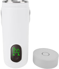 Portable Electric Kettle Rechargeable Cordless Travel Kettle 350ML 10 Min Quick Boil 12H Constant Temperature 4 in 1 Design with 27000mAh Battery for Outdoor Camping Car Travel