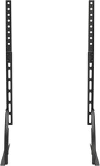 Black Heavy-Duty Metal Freestanding Base Stand for TV's up to 70"