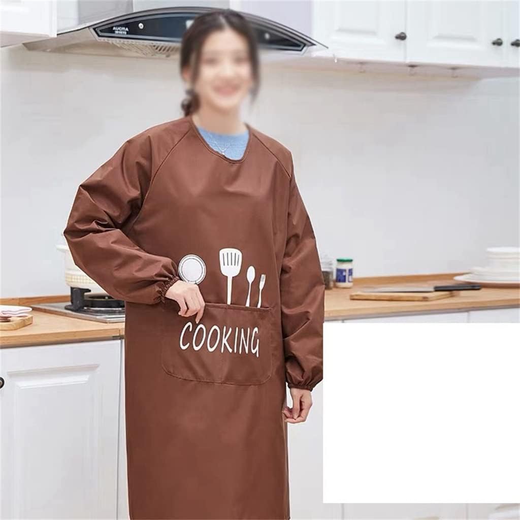 Kitchen Ladies Apron pet Apron Household Cleaning bib Towel Ladies Restaurant Kitchen Cooking Baking Barbecue one-Piece bib Towel (Color: B, Size: One Size) (C Free Size)