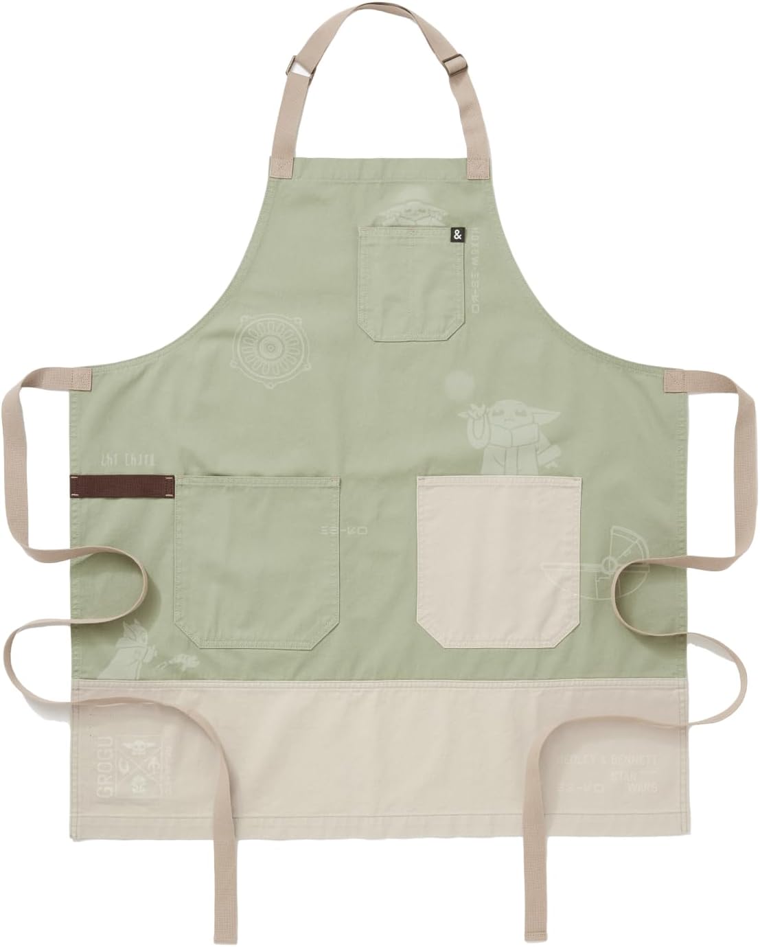 hedley & bennett Essential Apron - Professional Chef Apron with Pockets & Adjustable Bib Strap for Cooking & Grilling
