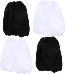 Cabilock 4 Pairs Oil Arm Sleeves Reusable Oversleeves for Cooking Cleaning and Dishwashing Elastic Cuff Design of Each for Home Kitchen Use