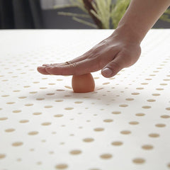 Natural Latex Mattress 80×140cm(31×55inch), 1-Inch Latex Mattress Topper, Cooling Infused Gel Memory Foam, Motion Isolation, for Back Pain Relief