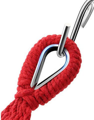 Outdoor Hammock Anti-Rollover Travel Camping Portable Hammock Hanging Chair Outdoor Portable Camping Travel Equipment, 200*100cm, Red