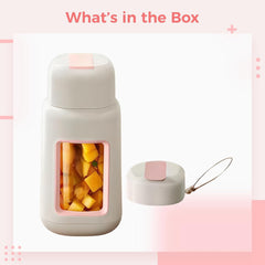 Smoothie Blender, Portable Automatic Blending Cup, 33.8 Fl Oz / 1000 Ml Glass Juice Maker, Multi-Function Fruit Juicer With Usb Recharge, Proper For Home And Travel