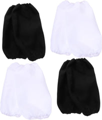 Alipis 4 Pairs Reusable Oil Oversleeves for Kitchen Cleaning Arm Sleeves with Elastic for Cooking Dishwashing Gardening and Household Work