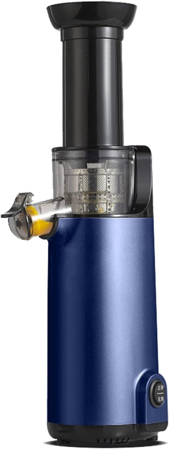 Portable Blender, Automatic Small Masticating Juicer Machines, Compact Slow Juicer Cold Press, 120W Motor, Reverse Function, Higher Juice Yield