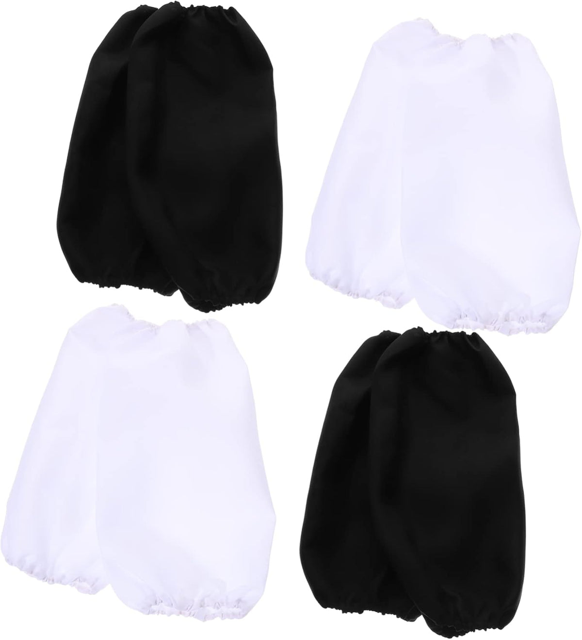 KICHOUSE 4 Pairs of Cooking Arm Sleeves Waterproof Oversleeves for Kitchen Laundry Cleaning Gardening Oil Proof Reusable for Men Women