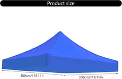 Tear Resistant Thick Canopy Tent Covers 3x3m Weather Resistant Design Easy Installation Outdoor Shade For Picnics Stalls Portable Sun Shelter Tent