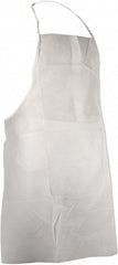 Bib Apron, PP, 36x28, White, PK100