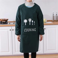 Kitchen Ladies Apron pet Apron Household Cleaning bib Towel Ladies Restaurant Kitchen Cooking Baking Barbecue one-Piece bib Towel (Color: B, Size: One Size) (C Free Size)