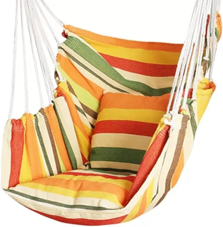 Outdoor Hammock Anti-Rollover Travel Camping Portable Hammock Hanging Chair Outdoor Portable Camping Travel Equipment(Dark Blue)