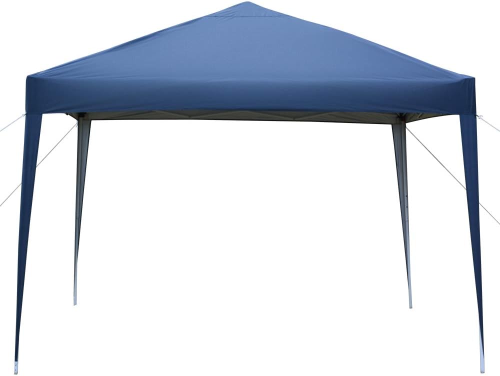 10x10ft Pop Up Canopy Outdoor Portable Folding Instant Lightweight Gazebo Shade Tent w/Adjustable Height, Wind Vent, Carrying Bag (White)