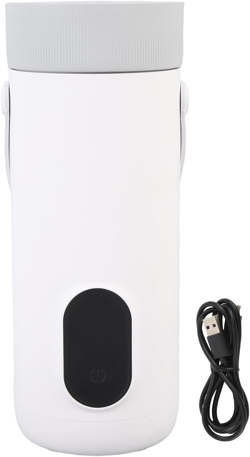 Zopsc Portable Electric Kettle Travel Electric Kettle Cordless Water Boiler 350ml 27000mAh Fast Heating in 10 Minutes with Smart Temperature Control for Outdoor Camping Hiking Travel