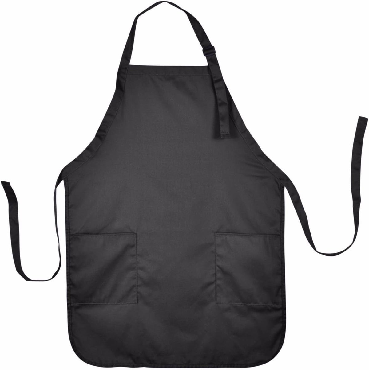 ImpecGear Heavy Duty Apron Bib Commercial Restaurant Home Bib Spun Poly Cotton Kitchen Aprons (2 Pockets)