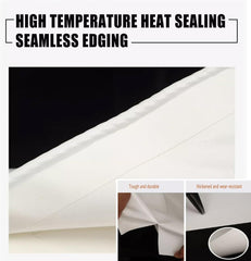 Zipper Pergola Side Panels With Sheer Tarpaulin Panels, 0.5mm PVC Transparent Tarpaulin Side Panels, With Grommet, For Pergola, Porch, Gazebo, 700g/m2,Customizable ( Size : H2.5xL2.5m/H8.2xL8.2ft )