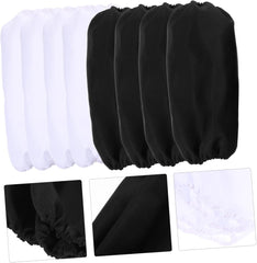 Alipis 4 Pairs Reusable Oil Oversleeves for Kitchen Cleaning Arm Sleeves with Elastic for Cooking Dishwashing Gardening and Household Work