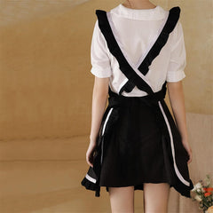 Aprons With Pockets Woman Kitchen Cooking Chef Apron Waterproof Oilproof Home Flower Shop Cross Back Bib Painting Gardening Baking Work Overalls Apron