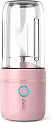 Juice Machines Citrus Juicer Chewing Personal Citrus Juicer Smoothie Machine Magnetic Charging Portable Electric Travel Juicer Waterproof Design Desktop-Pink