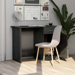 Computer Desk Modern Writing Home Office Table PC Desk Workstation for Bedroom,Desk for Small Spaces Desk with Shelves Gaming Desk with Storage Office Desk High Gloss