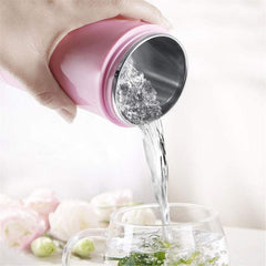 Travel Electric Kettle Portable Kettle Electric hot Water Cup Fast Heating Electric Kettle@Pink Present