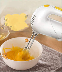 Egg Beater- Speed Electric Hand Mixer Handheld Mixers Beaters with Hooks Attachments, Turbo Button fine