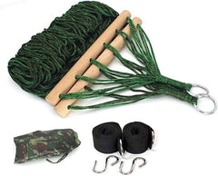 Portable Hammocks Recreation Mesh Hammock Indoor/Outdoor Hammock with Carrying Bag for Patio Yard Camping Hiking Beach Hammock for Outdoor