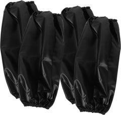 HOMSFOU 2 Pairs Waterproof Kitchen Sleeve Heat Resistant Cooking Apron Sleeves Oil-proof Arm Protector Oversleeves