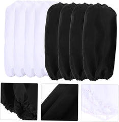 OUNONA 4pairs Reusable Arm Sleeves for Cooking and Cleaning Elastic Oversleeves Protectors for Dish Washing Food Prep and Household Tasks