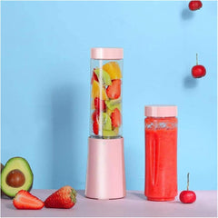 HHWKSJ Portable Blender, One-Handed Drinking Mini Blender for Shakes and Smoothies, Personal Blender with Rechargeable USB, Made with BPA-Free Material Portable Juicer (Color : A)