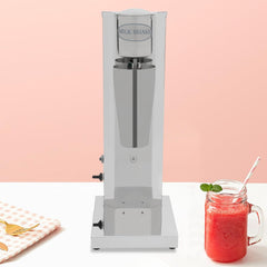 Electric Milkshake Maker 110v 180w Stainless Steel Commercial Single Head Milk Shaker Maker Drink Mixer Machine Smoothie Malt Blender Blender for Milk Tea Stores, Cafes, Restaurants