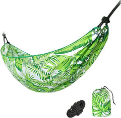 Camping Hammock, Garden Hammock Single Camping Hammock, Lightweight Parachute Portable Hammocks for Hiking, Travel, Backpacking, Beach, Backyard, Outdoor, Indoor(A)