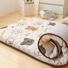Japanese Mattress Floor Sleeping Mat Single Double Roll Up Mattress Foldable Floor Sleeping Mat Portable Guest Bed Sofa Sleeping Mat(Size:180 * 200cm,Color:A)