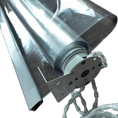 Roller Shade Blind Outdoor Door Windows Clear Roller Blinds, Waterproof Transparent Roller Shade for Outdoor Indoor, Gazebo Pergola Clear Roll-up Blinds/Screen, Easy to Install 60/80/100/120/14