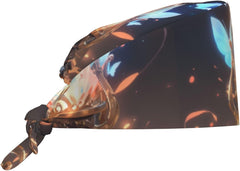 Cleaning Working Cap Dreamy Butterfly Oil lamp Printed Chef Hat for Women & Men, Adjustable, Breathable Black