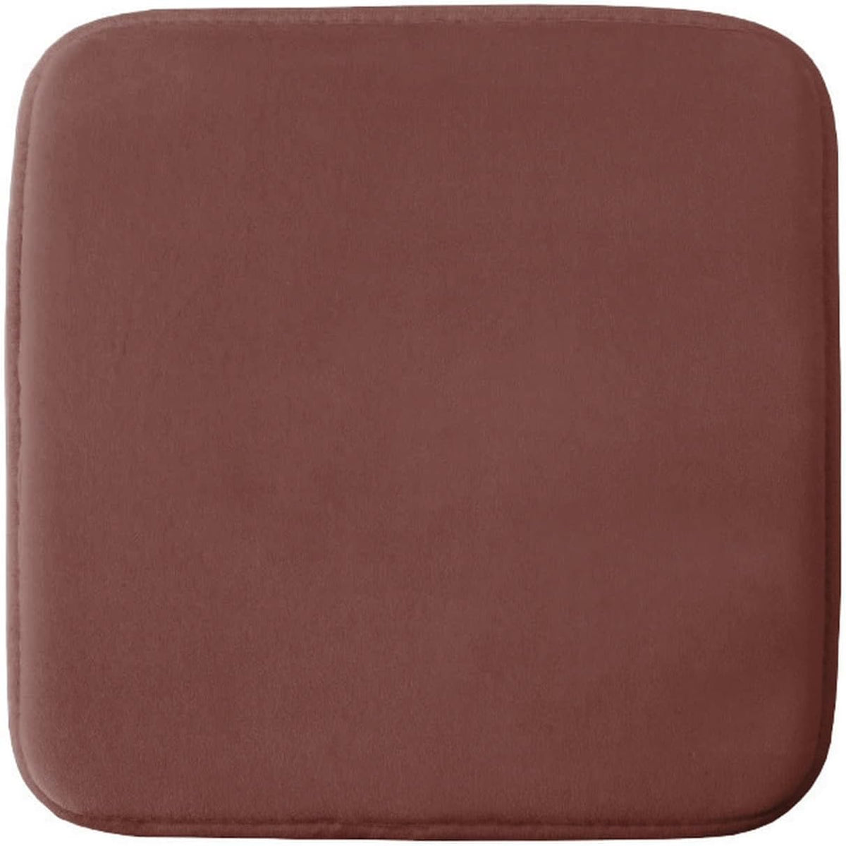 Square Velvet Chair Cushion, Soft Non-Slip Back Seat Cushion with Fixed Straps for Home Office Decor Hot Pink 16" x 16", Set of 4