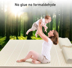 Natural Latex Mattress 80×140cm(31×55inch), 1-Inch Latex Mattress Topper, Cooling Infused Gel Memory Foam, Motion Isolation, for Back Pain Relief