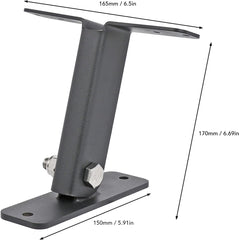 3Pcs Roof Riser Bracket - 304 Stainless Steel Heavy Duty Adjustable Pergola Roof Riser Beam Brackets with 6 Inch Support Arm for Patio Gazebo Roof