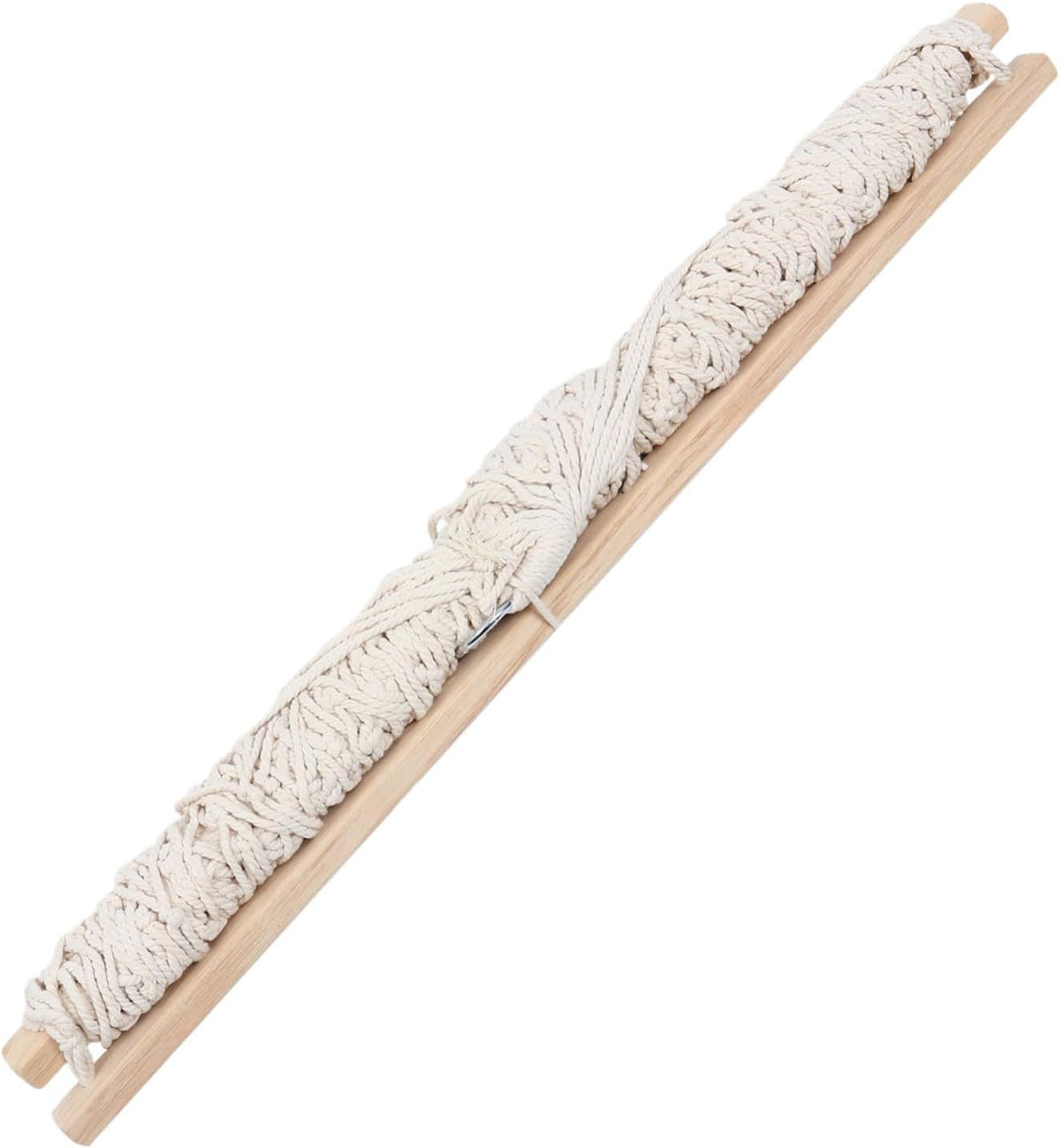 Milisten Stick Hammock Bed Safe Outdoor Swing for Adults Beige Cotton Camping Hanging Bed Dirt Resistant Comfortable Garden Balcony Lounge