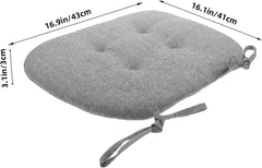 Thickened Cotton Linen Chair Cushion Seat Pad Inserts Elevate Seat Height Outdoor/Indoor Comfortable