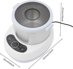 Electric Dough Maker with Ferment Function, 5L Multifunctional Dough Mixer with Control Panel for Bread, Pizza, Dumplings