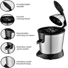 Citrus Juicer, Stainless Steel Chewy Juice Extractor, with Filter, Manual Squeeze, Portable and Easy to Clean the Home Kitchen, For orange, Lemon, Grapefruit, Lime