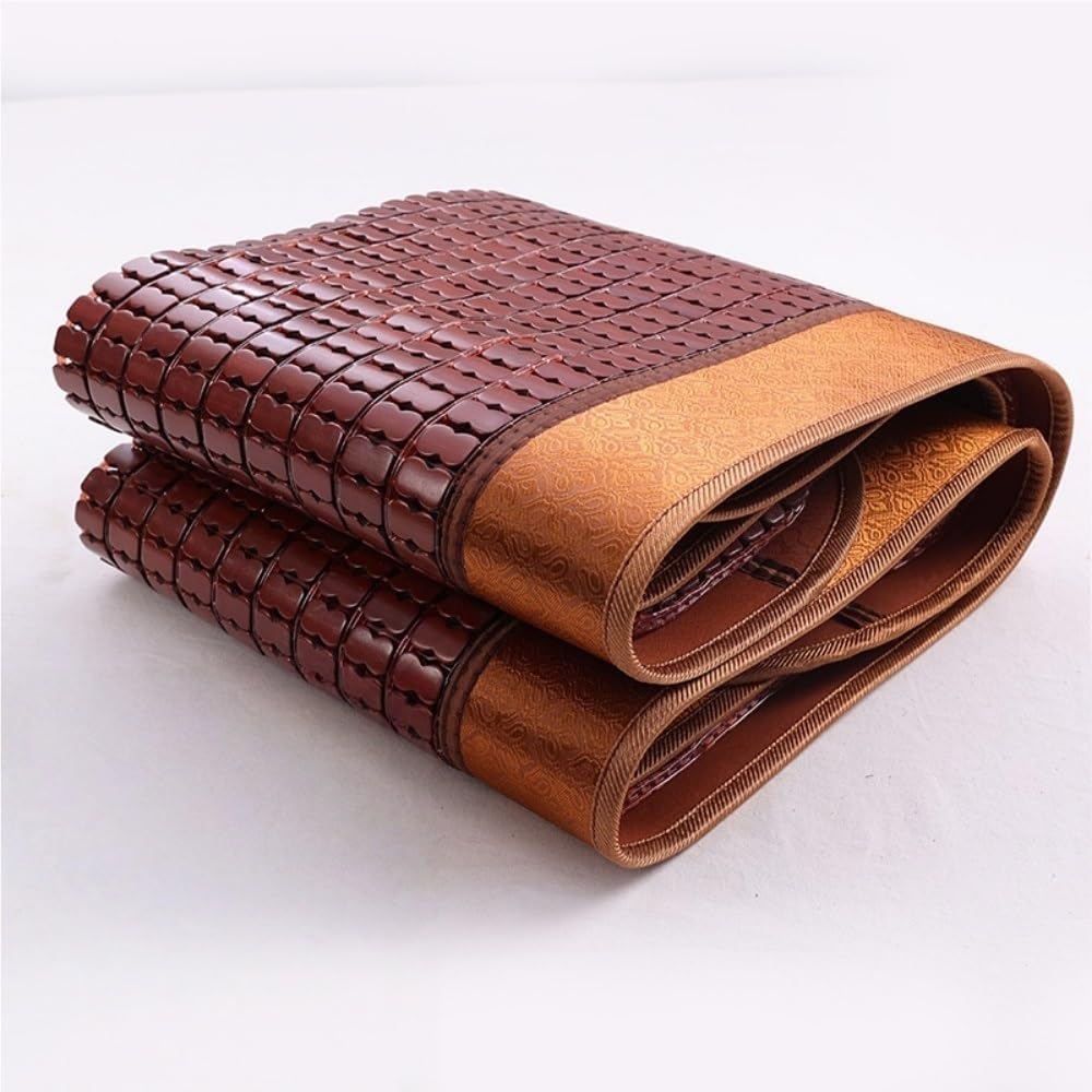 Double Side Cooling Bed Sheet, Folding Summer Sleeping Mat, Traditional Chinese Absorb Sweat Mat, Summer Wood Bed Mat for Apartments, Bedrooms and Dormitories(31.5 x 74.8)