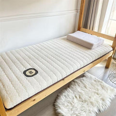 Thicken Futon Mattress,Japanese Foldable Guest Mattress for Floor,2 Inches Soybean Fiber Sleeping Pads,Roll Up Sofa Bed,Lambswool Soft Mat.Twin Size Futon(Gray,1.2m*2.0m)