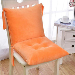 Chair Cushions for Dining Chairs Low Back,16x31in,Chair Pads for Office Chair Soft Velvet Chair Seat Cushion with Ties Non-Slip Indoor Outdoor Furniture Cushions(D)