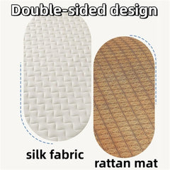 Modern Double-Sided Mattress, Foldable Upholstered Mat, Futon Floor Mattress, Floor Mattress for Dorm, Apartment and Bedroom(C,31.5 * 74.8in)