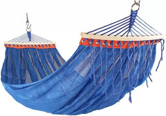Outdoor Hammock Anti-Rollover Travel Camping Portable Hammock Hanging Chair Outdoor Portable Camping Travel Equipment(Blue)