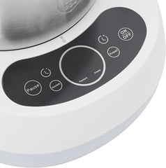 Bepritm Electric Dough Mixer Machine, 5L/169oz Stainless Steel Dough Mixer with Intelligent Panel & Ferment Function, 230W Kneading Machine for Home, Bakeries, Commercial Use (Blue&White)