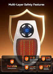 Heater pro X, Instant Heat When You Need It Most, Smart & Energy-Efficient Heating, Compact, Portable & Discreet Design, Quiet Comfort for Work or Rest, Smart Control & Safety First